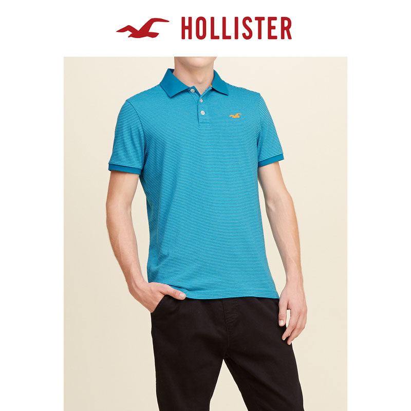 Hollister撞色标识图样 Polo 衫 男 122466