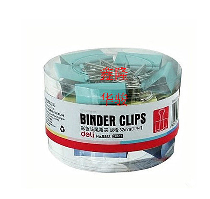 Full RMB38  able 8551 Color cartridge with long tail ticket clip dovetail clip Korean creative stationery