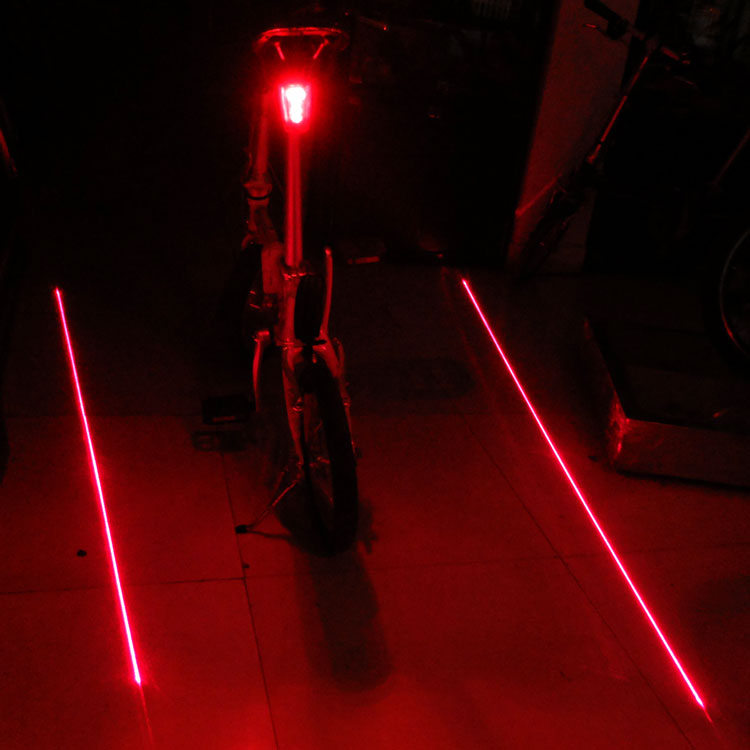 Bike Laser Tail Lights Safety Warning Lights Climbing Bike bike accessories Night riding equipment dead flying flashing lights