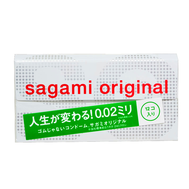 【日本直邮】相模sagami 0.02mm超薄避孕套12只非乳胶防过敏