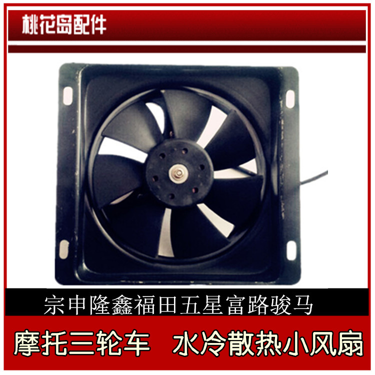 Zongshen Longxin Futian Fukuda Five Star Rich Road Jun Ma Moshe Tricycle 200 Water Cooled Heat Dissipation Device Water Tank Iron Fan