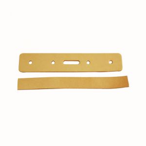 2 5cm wide 13cm long American natural color belt head connection-40082-Beijing Leather Workshop