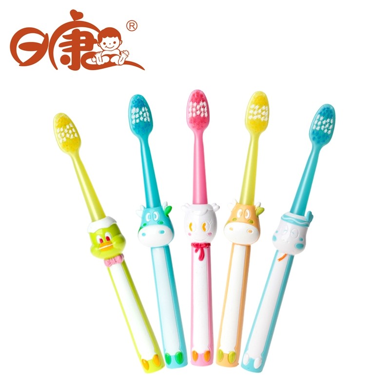 日康幼儿牙刷  宝宝卡通护齿小牙刷 送替换刷头2-12岁宝宝 RK3520