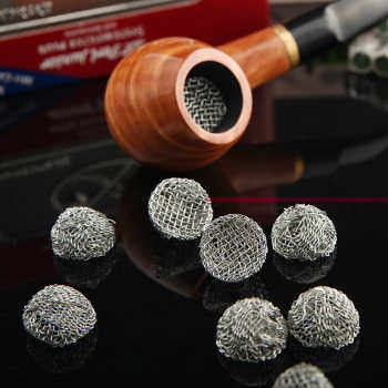 Small tool pipe heather corn cob universal combustion-supporting filter tennis set accessories metal mouthpiece - Taobao