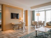 The Sea View Ambassador Suite of the Atlantis Hotel.