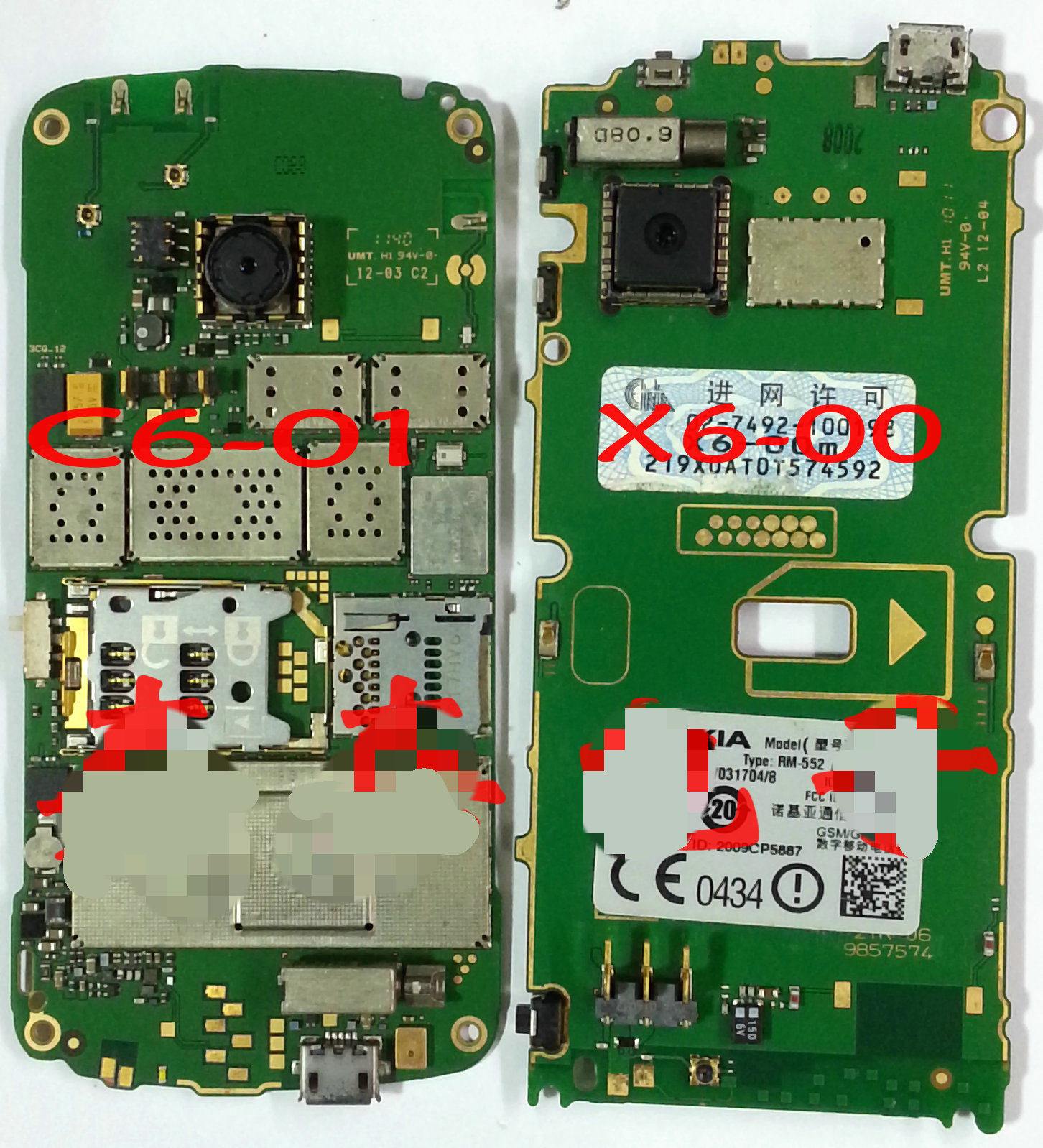 3080 Nokia C6-01 X7-00 E7 C7-00 T7-00 N603 C6-00 X6-00 motherboard E52