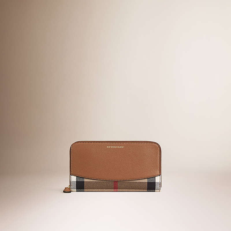 BURBERRY/博柏利House 格纹皮革钱夹 39753381