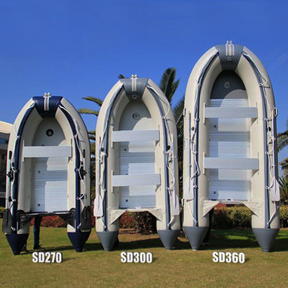HIDER sea rubber boat thickened inflatable boat hard bottom kayak fishing boat motorboat Luya speedboat assault boat