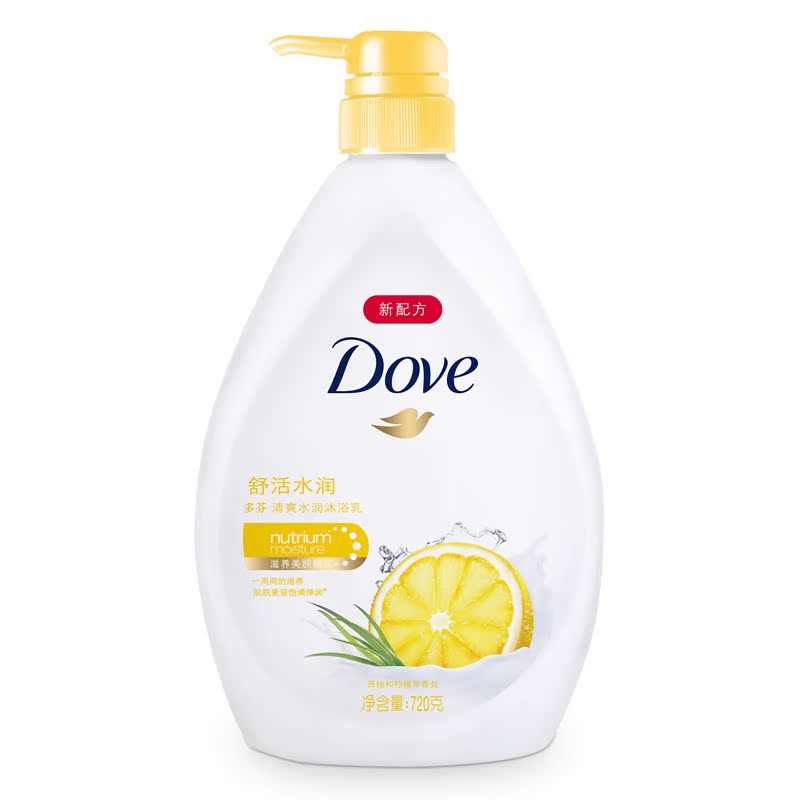 联合利华Dove/多芬闺蜜舒活水润沐浴露沐浴乳720g/ml舒缓水润