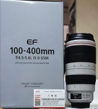 ເລນ Canon EF 100-400mm f/4.5-5.6L IS II 100-400 White Rabbit II ລຸ້ນໃຫມ່