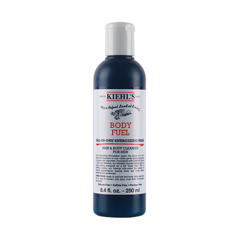Kiehl＇s/科颜氏全效头发身体洁净啫喱250ml男士洗发水沐浴露2合1