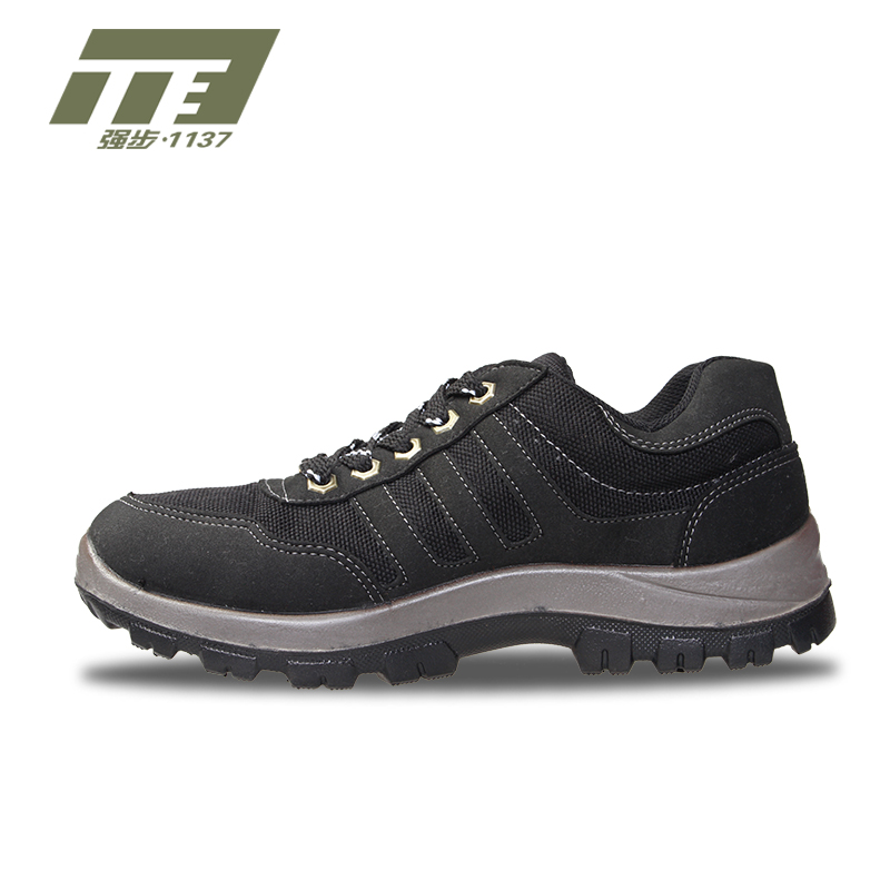 Qiangbu 1137 black hiking shoes trail running shoes hiking shoes spring and autumn sports shoes field shoes