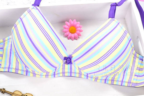 Student Japanese bra Cute girl underwear gathered thin adjustable sweet breathable sexy bra