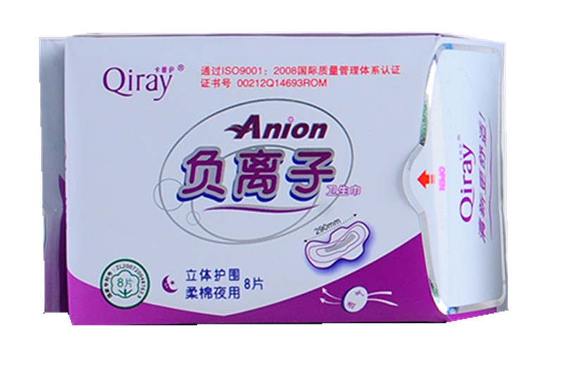 富迪卡蕾伊负离子卫生巾原月朗月月爱负离子卫生巾 夜用