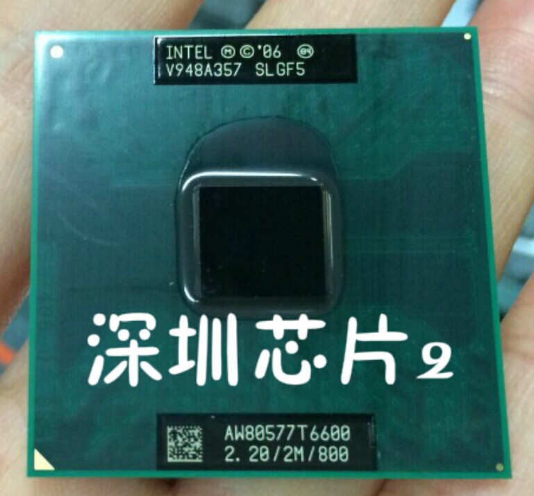 INTEL T6600 NOTEBOOK CPU 2 4G 3M 1066 original official version GM45 PM45