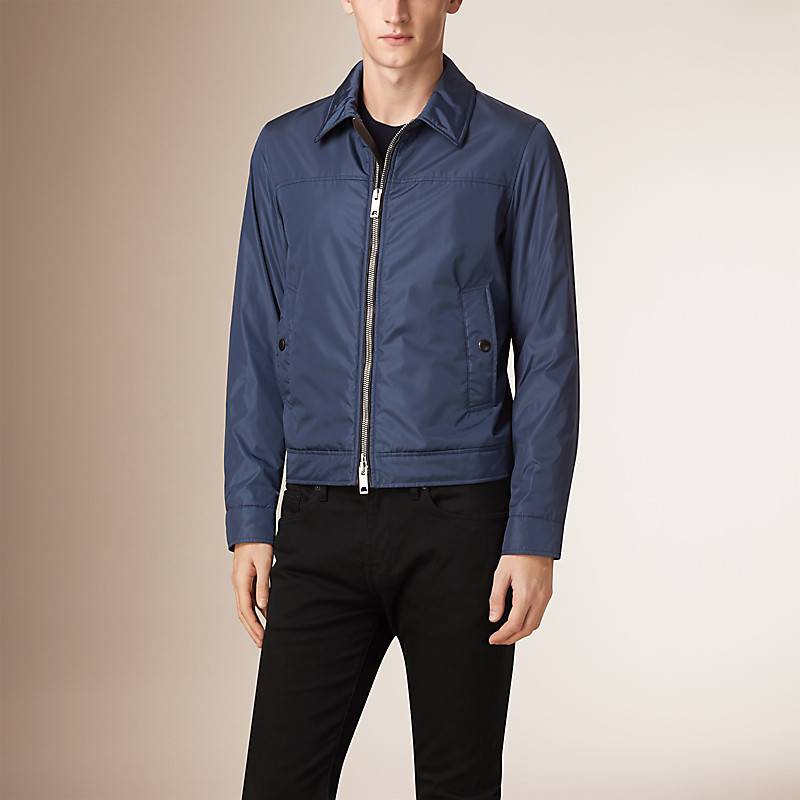 BURBERRY/博柏利轻便皮革饰边短外套 39993311