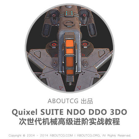 AboutCG Quixel SUITE NDO DDO 3DO Next generation machinery Advanced advanced practical tutorial