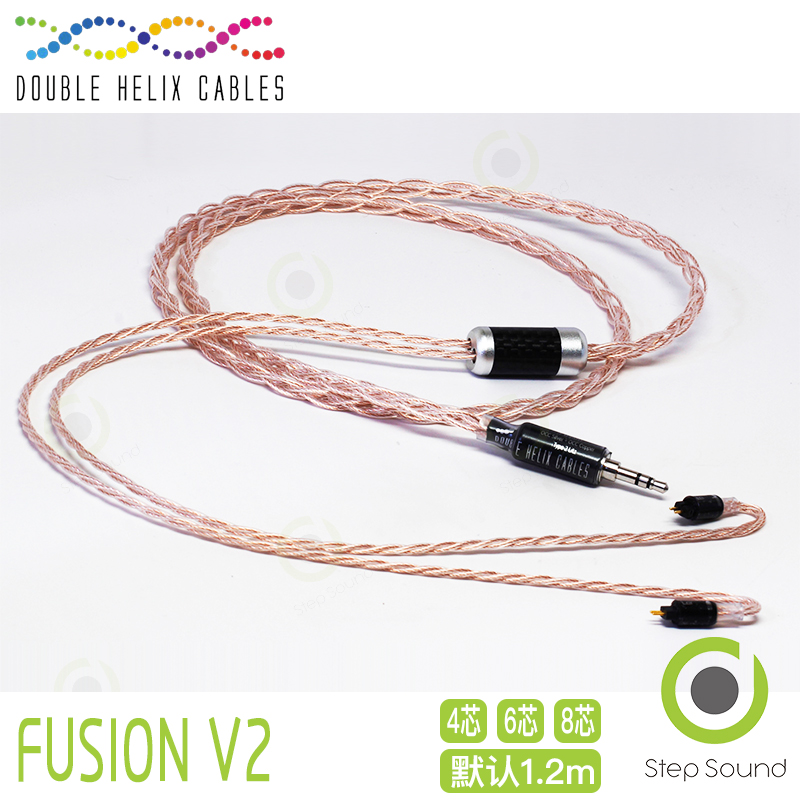 Spot DHC Symbiote Fusion V2 Copper and silver mixed 4 core headphones upgrade line 846-MLP W60
