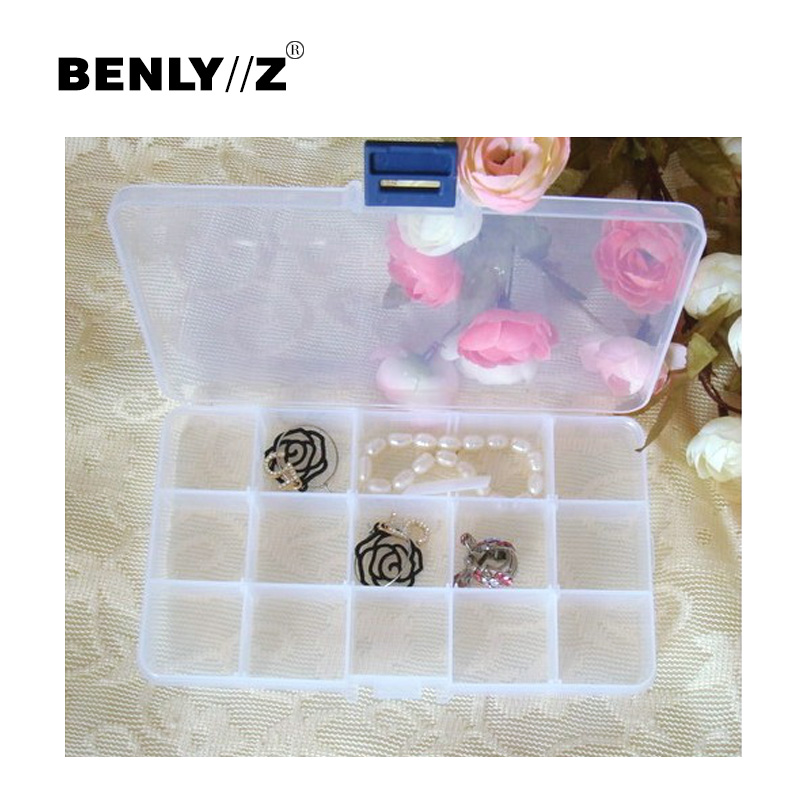 手机钻/15格饰品甲片收纳盒  可拆卸美甲工具收纳