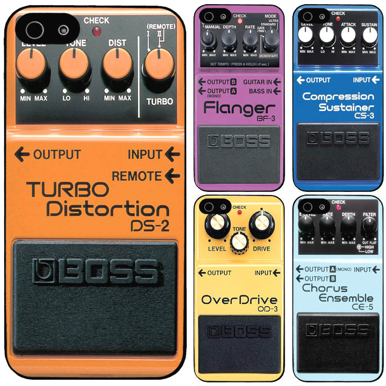 Suitable for iPhone 78 Plus Phone Case 13 Pro Max Electric Guitar 14 Effects Pedal Boss Rock Se Anti-Drop