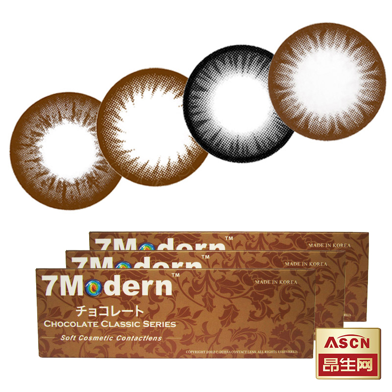 眸敦巧克力多超薄超大直径年抛美瞳彩色隐形眼镜 韩国 拍2包邮MR