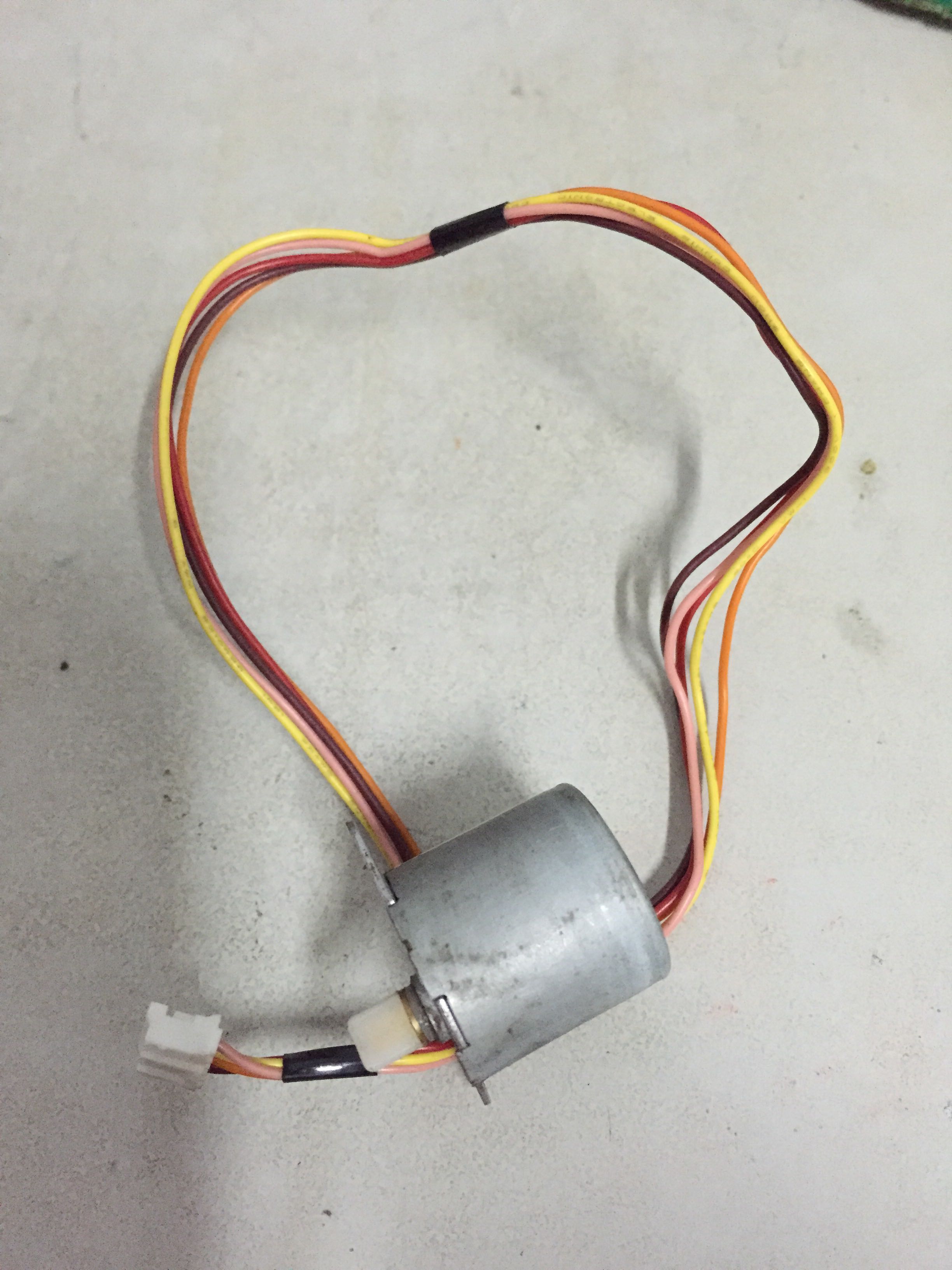 Original installation of the Panasonic A745096 motherboard motor