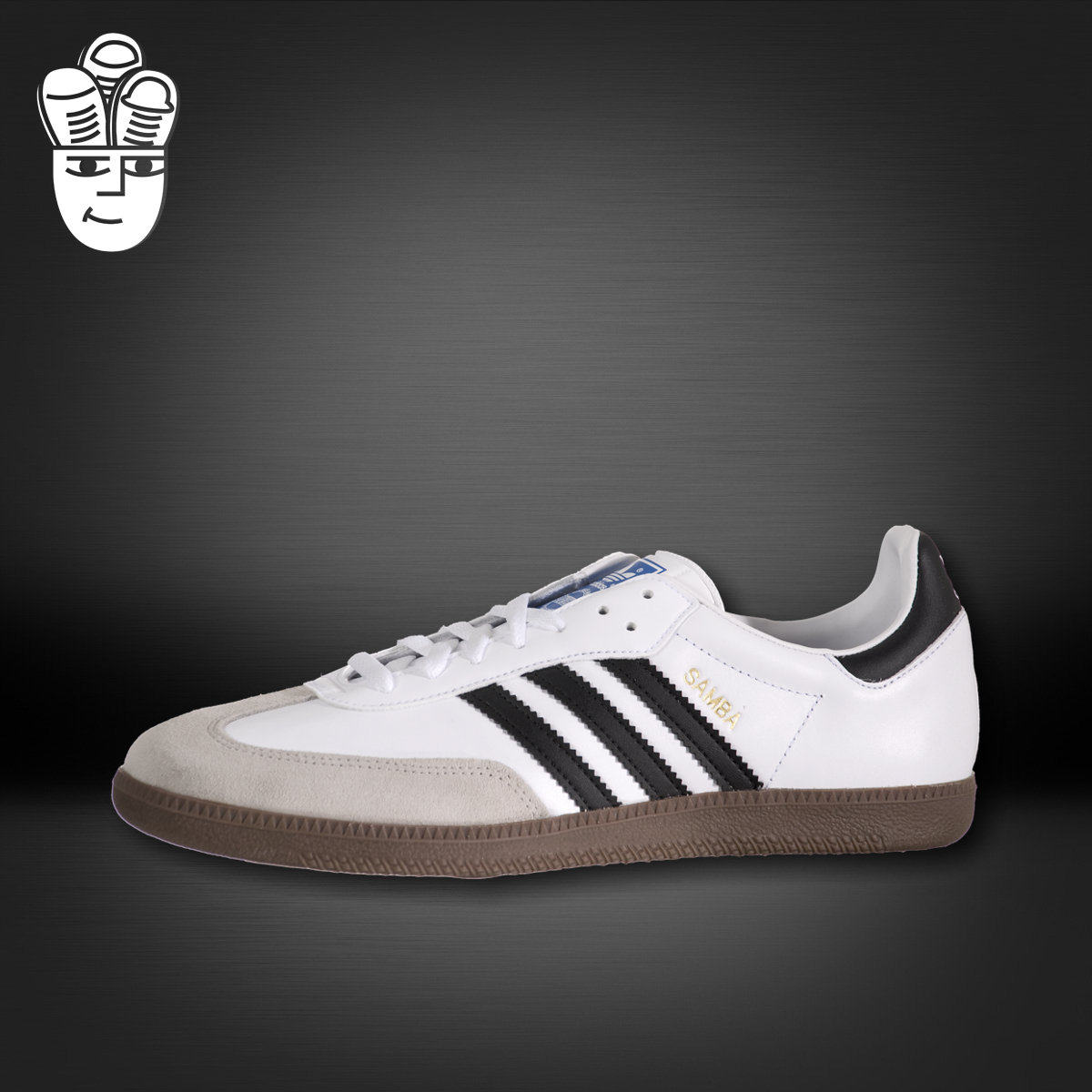 阿迪达斯 三叶草Adidas Samba 麂皮 低帮 休闲 男鞋 q20601