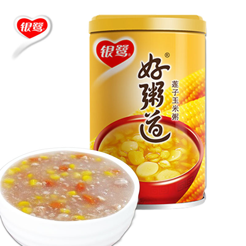 【天猫超市】银鹭好粥道莲子玉米粥 280g 八宝粥 速食粥 休闲零食