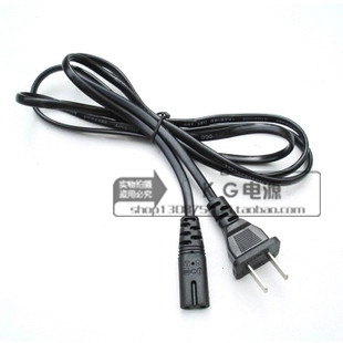 Eight Words Two Holes Power Cord Digital Camera Charger Power Cord Power Adapter 8 Wordline 
