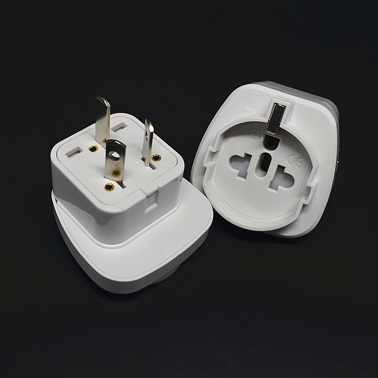 International universal conversion plug is suitable for South Korea Fuku rice cooker European standard German electrical power conversion socket