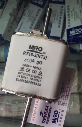 MRO TEA LAVA ELECTRIC Fusion Fuse RT16-3 RT16-3 NT3 RO34 RT20-3 400A RT20-3