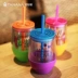 Tanana nhựa đôi sippy cup thẻ tình yêu tay cup đảng món quà sáng tạo cup với nắp cặp vợ chồng cốc sinh viên Tách