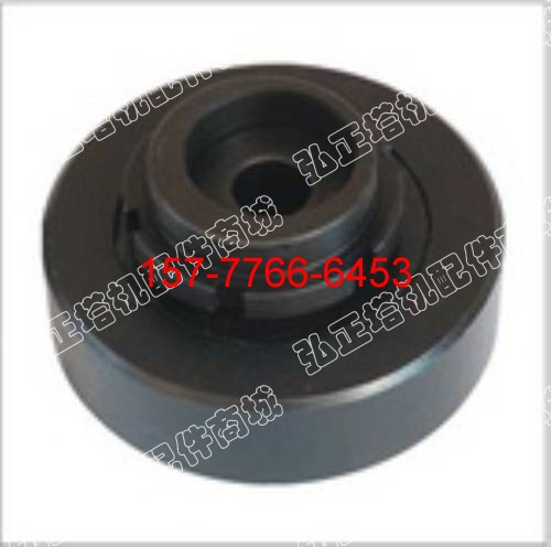 Construction lift accessories backrest wheel Phi 1 2 5 * 40 * shaft height 81 (galvanized plated colour) new