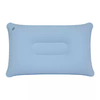 Flocking square inflatable pillow Nap pillow Outdoor camping pillow Waist pillow Cushion square pillow