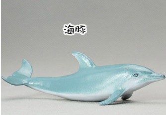 Solid Animal Model Toy Dolphin 11CM