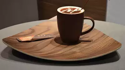 Exclusive new product upgrade tray] Original wooden end plate wooden tea tray snack plate storage plate fruit bowl fruit Basin