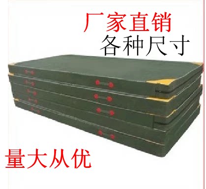 Gymnastics training mats on canvas sponge cushion folding mats are excellent in volume