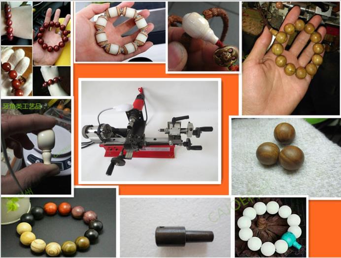 Accessories: miniature lathe woodworking spindle tail seat thimble mini meter consumable carbon brush cart knife