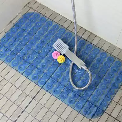 Bathroom non-slip mat Transparent PVC bathroom large bath mat with suction cup Massage mat Floor mat powder room