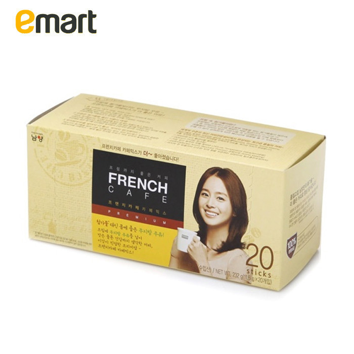 *EMART海外南阳FRENCH法式三合一速溶咖啡20条232g冲饮方便香浓