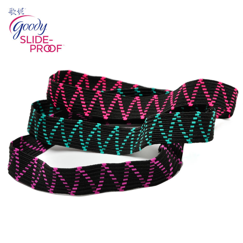 进口美国发带 头带 瑜伽健身 加厚弹力 运动吸汗 3条