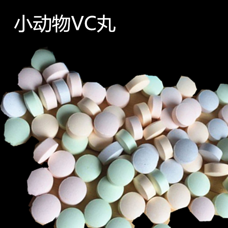 Fruit VC pill supplement chinchilla rabbit hamster vitamin guinea pig color matching random hair 0 4 capsules