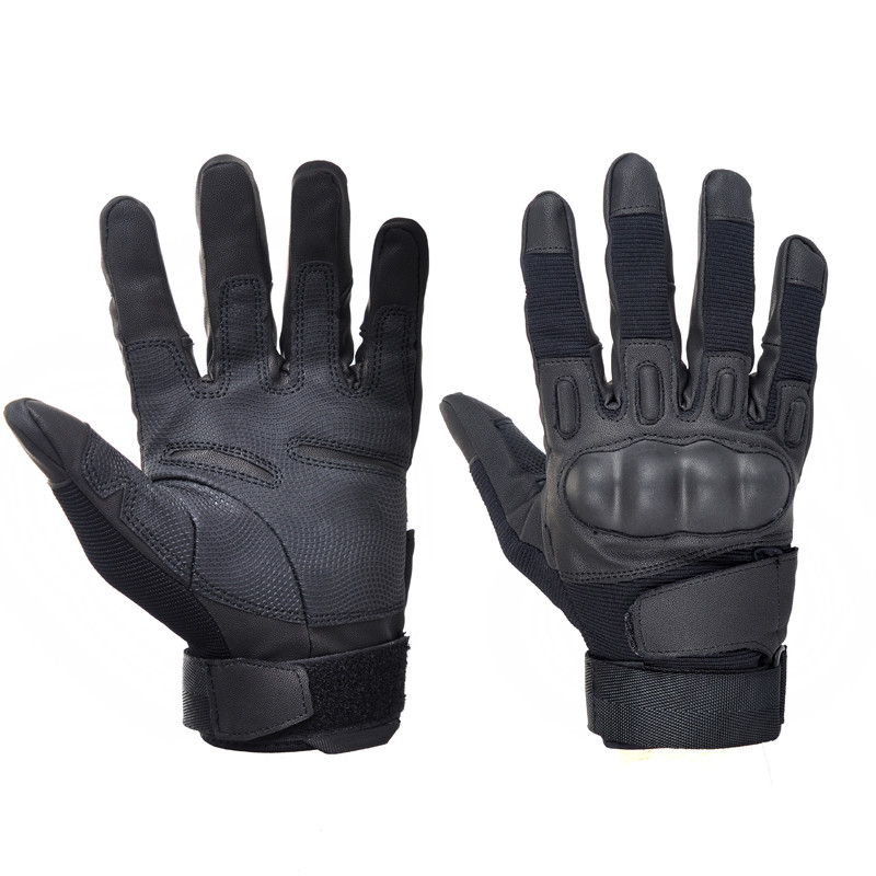 American Blackhawk tactical gloves outdoor full-finger simulation leather gloves mountaineering parkour military fans riding wear-resistant