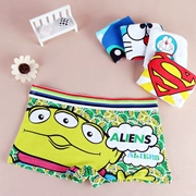 2 mảnh của phụ nữ kẻo đẹp trai t đồ lót rộng bên phẳng boxer đầy đủ cotton mùa hè nữ sinh thủy quần