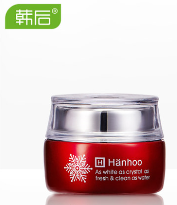韩后面霜正品 雪玲珑晶纯无暇亮颜霜50g 改善暗黄提亮肤色保湿