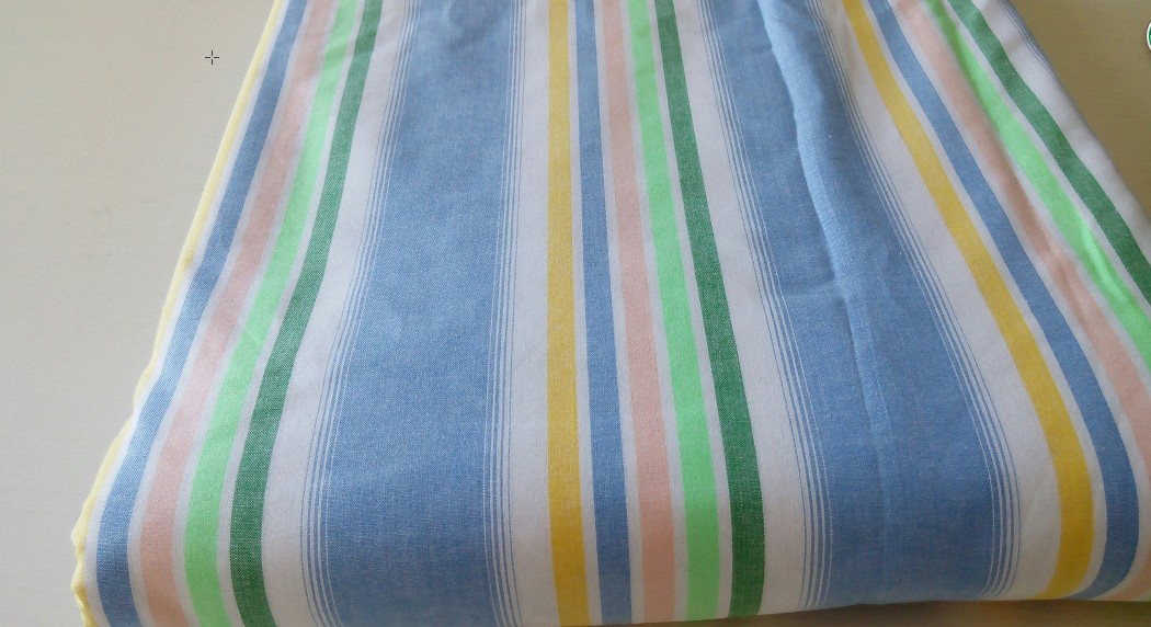 Full cotton old woven fabric bedding fabric set to make single bed single double man bed single-bed single-striped pure cotton cloth