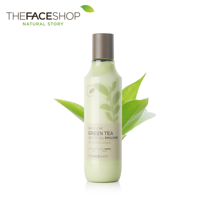 The Face Shop/菲诗小铺 乳液 幼叶绿茶清新水润柔肤 韩国正品