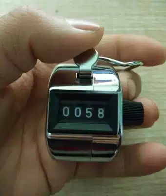 No base metal mechanical manual counter passenger cabin marker number number chanting Buddha counter flow