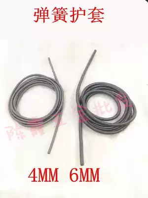 High density spring sheath nylon tube tubing sheath spring tube steel wire protective sleeve 4MM 6MM machine oil tubing