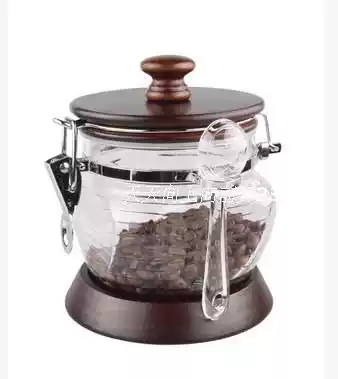 Yami coffee beans sealed cans, storage cans, moisture-proof cans, coffee cans, tea cans, dried fruit snacks, keep fresh and send measuring spoons